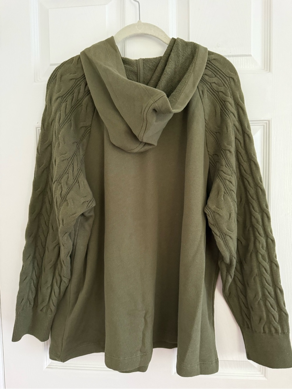 J. Jill Olive Hooded Knit Pullover - 2X - NWT - Picture 4 of 14